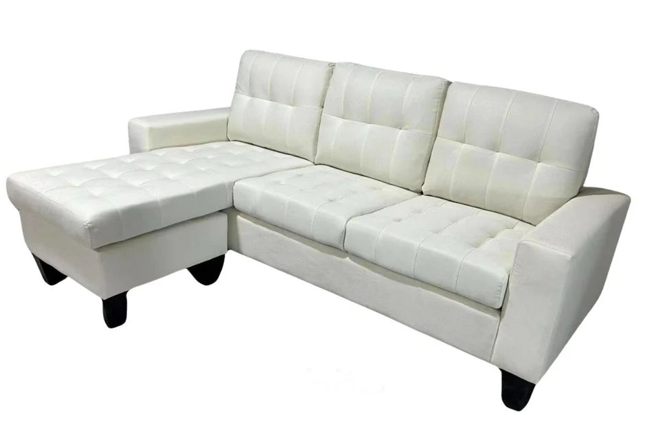 Canapé sectionnel format condo avec chaise réversible – Beige