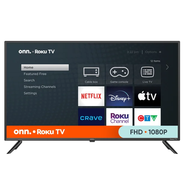 ONN Roku TV – Full HD / 4K Smart TV – 40’’ à 75’’